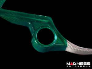 Alfa Romeo Stelvio Steering Wheel Trim - Carbon Fiber - Italian Theme - Center Trim Piece - Feroce Carbon - '20+ Alfa Romeo Stelvio Steering Wheel Trim - Carbon Fiber - Italian Theme - Center Trim Piece - Feroce Carbon - '20+